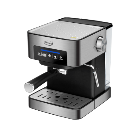 เครื่องชงกาแฟแรงดัน GMAX CM016 ดำ/เงิน_0