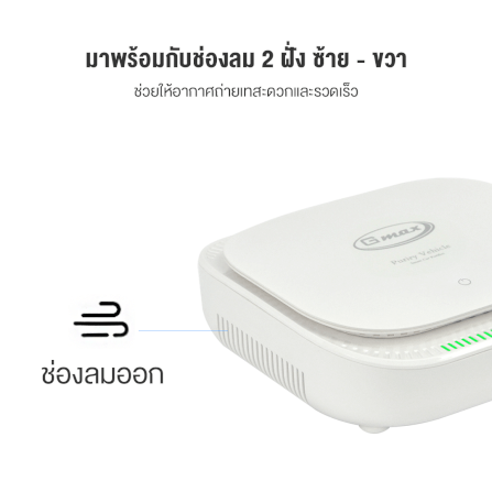 เครื่องฟอกอากาศในรถยนต์ GMAX AP-003B ดำ_4