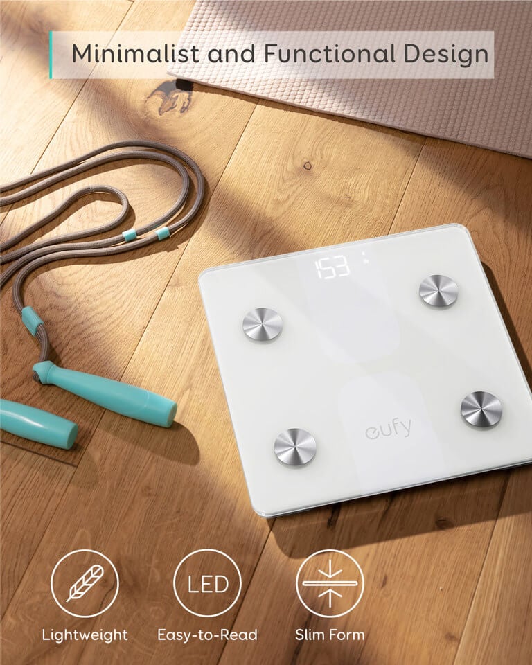 เครื่องชั่งน้ำหนักวัดไขมัน Eufy Smart Scale C1 วัดค่าสุขภาพ 12รายการ - AK173