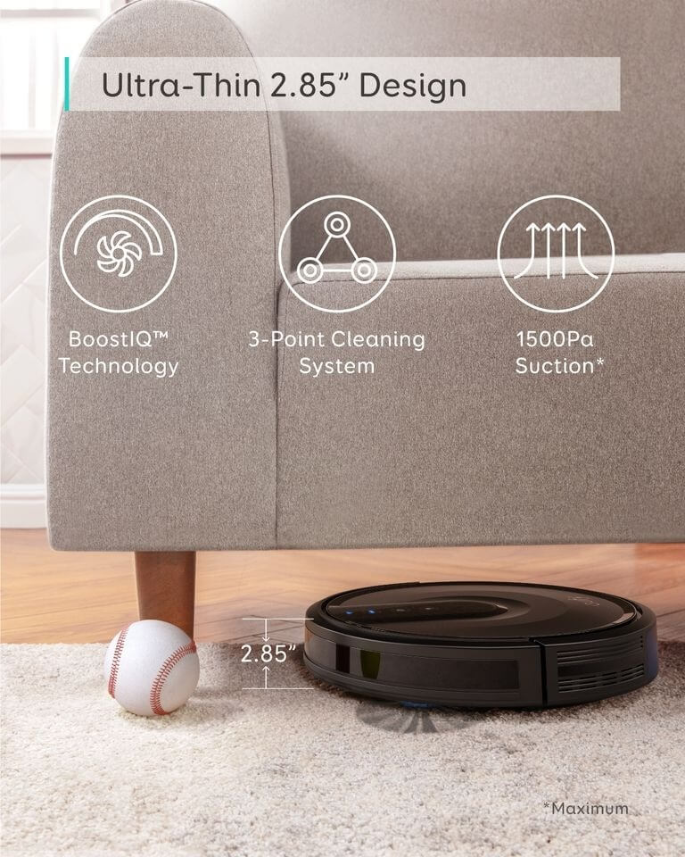 เครื่องดูดฝุ่นหุ่นยนต์ Eufy RoboVac 35C พลังดูด 1500Pa - AK175_1