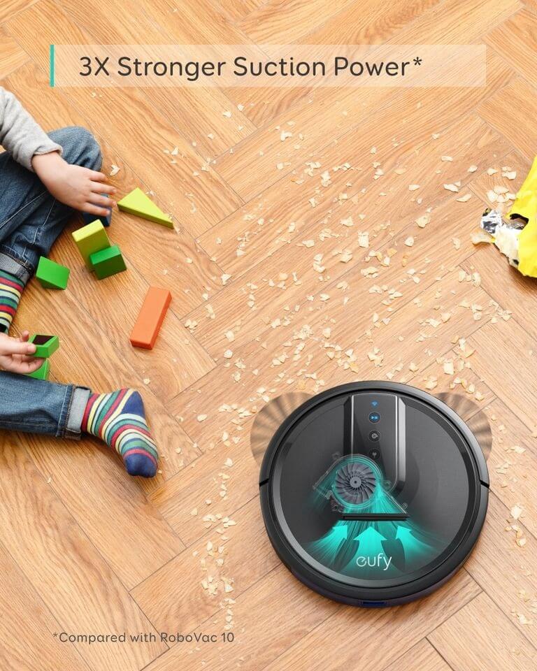 เครื่องดูดฝุ่นหุ่นยนต์ Eufy RoboVac 35C พลังดูด 1500Pa - AK175_2