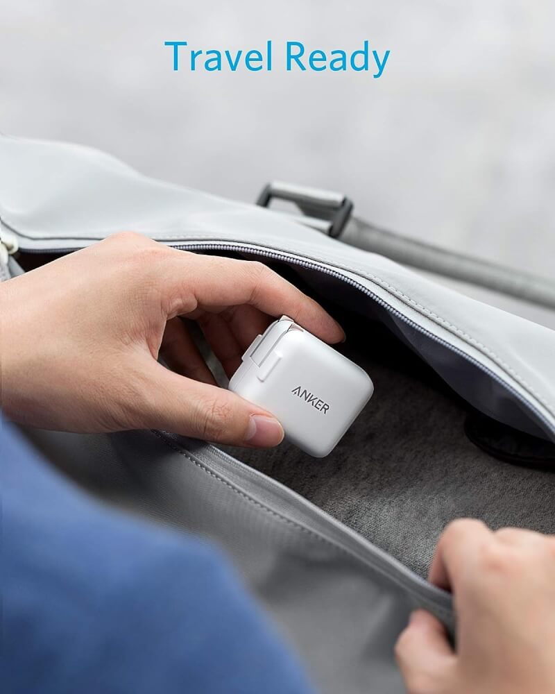 หัวชาร์จเร็ว 18W USB-C Anker PowerPort PD 1 สีเทา - AK127 