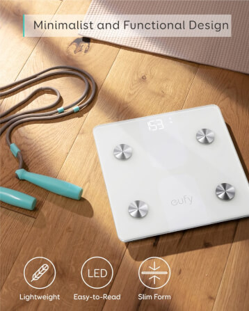 เครื่องชั่งน้ำหนักวัดไขมัน Eufy Smart Scale C1 วัดค่าสุขภาพ 12รายการ - AK173_1