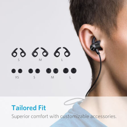  หูฟังบลูทูธคล้องคอแบบสาย Anker SoundBuds Slim - AK46 สีดำ_3