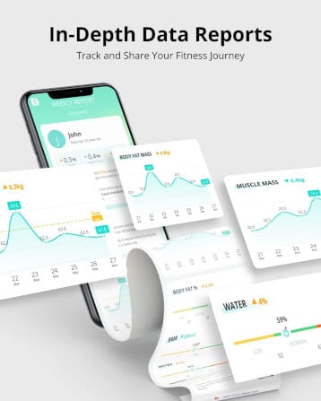 เครื่องชั่งน้ำหนักวัดไขมัน อัตราการเต้นหัวใจ Eufy Smart Scale P2 Pro วัดค่าสุขภาพ 16 รายการ - AK339_5