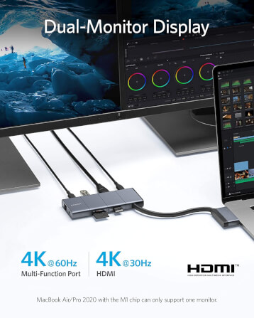 USB-C Hub  Anker AK374 (9-in-2) 85W  Multi-Function Port, 1Gbps Ethernet _5