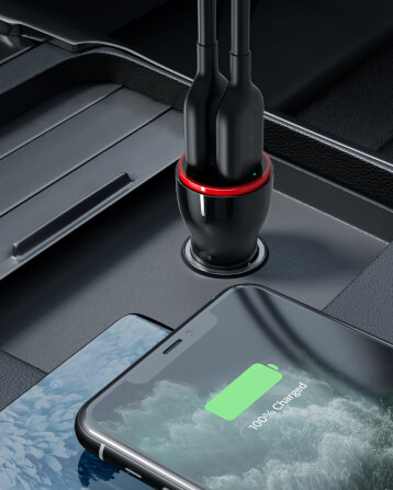 หัวชาร์จในรถยนต์ Anker PowerDrive 2 (2xUSB 24W) - AK17 _6