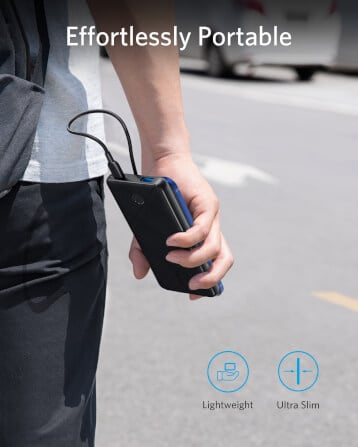 แบตเตอรี่ Anker PowerCore Slim 10000 (22.5W) AK340 แบตสำรอง 10000mAh USB-C_7
