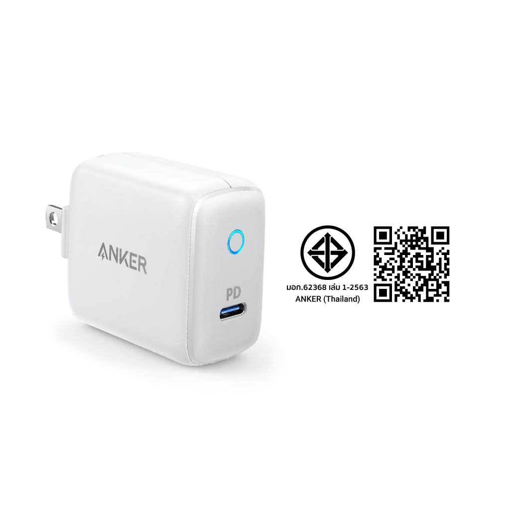 หัวชาร์จเร็ว 18W USB-C Anker PowerPort PD 1 สีเทา - AK127 _7