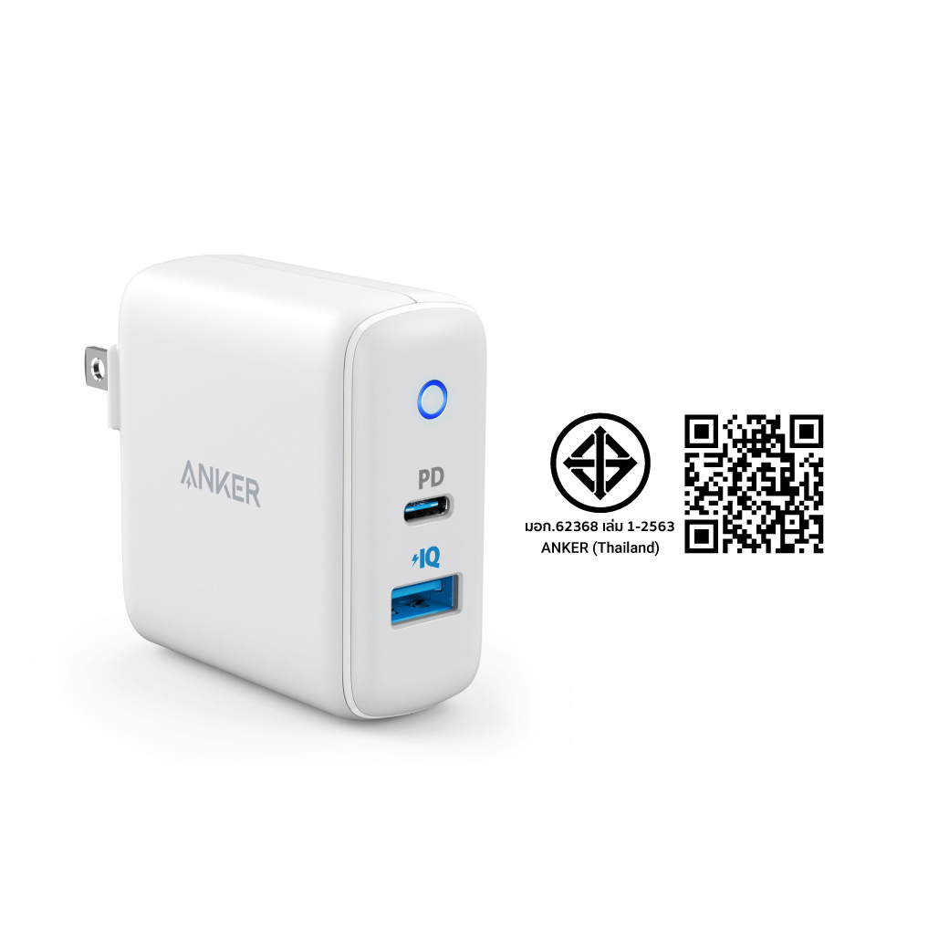 หัวชาร์จ 2 พอร์ต Anker PowerPort PD+2 (20W USB-C + 15W USB-A) - AK283_6
