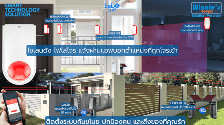 สัณญาณกันขโมย SEBO SIREN แจ้งเตือนเสียงดังลั่น_1