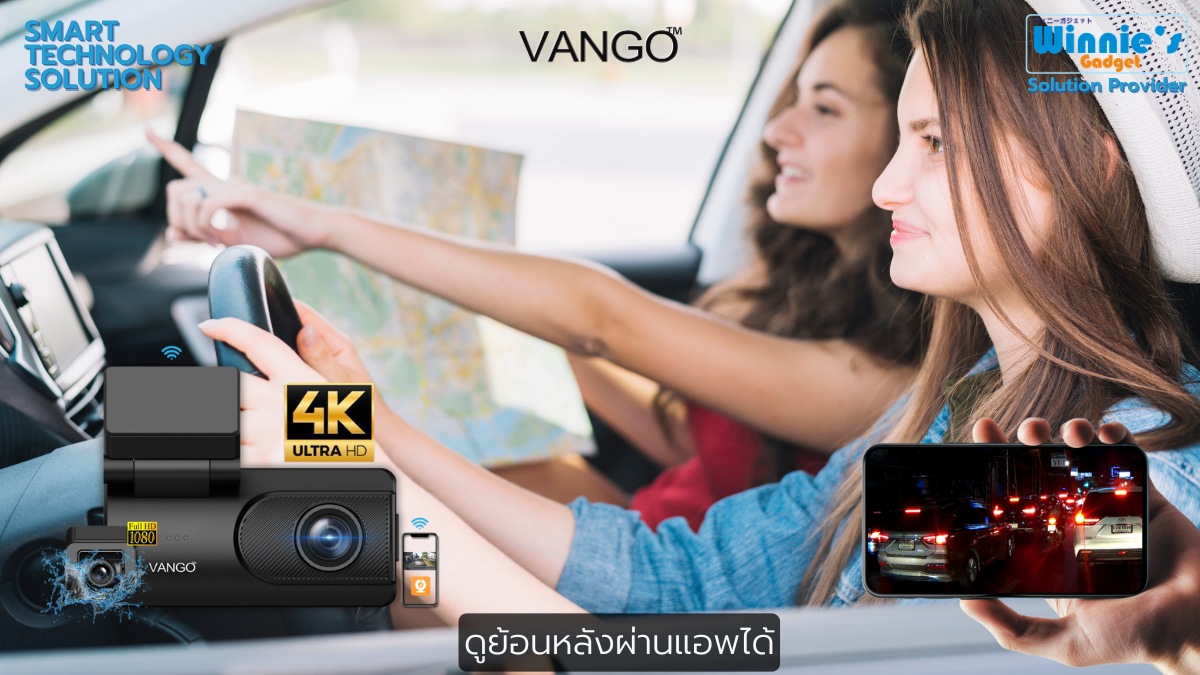 กล้องติดรถยนต์ VANGO H30 GEN2  สีดำ_5
