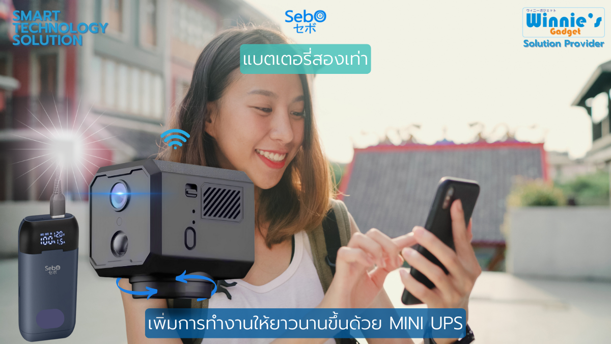 กล้องวงจรปิด ขนาดเล็ก SebO CHIBI MOVE 4G  Full HD ขนาด 4.2 cm (อินฟราเรดไร้แสง)_6