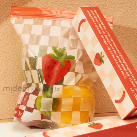 ถุงซิปล็อคเก็บของสุดพรีเมี่ยม MIDEER X HUG Z ไซส์ L (28X25CM) ลาย PINEAPPLE PARTY HZ7473_7