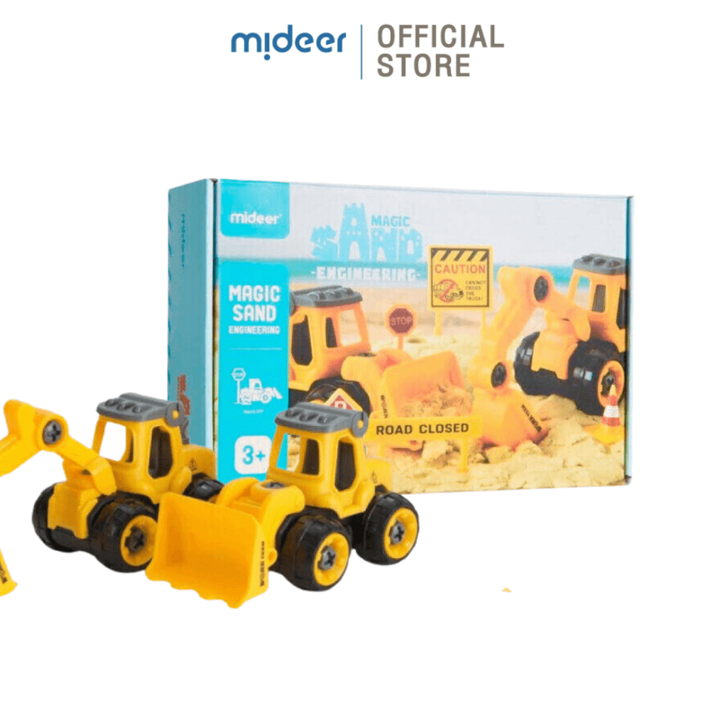 ชุดเล่นทรายและ รถแทรกเตอร์ MIDEER MD4188
