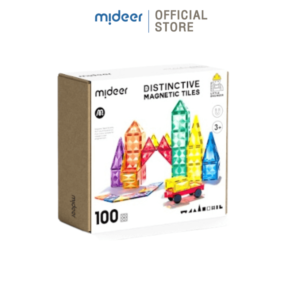 แม่เหล็กตัวต่อสีรุ้ง MIDEER CT1223 100P