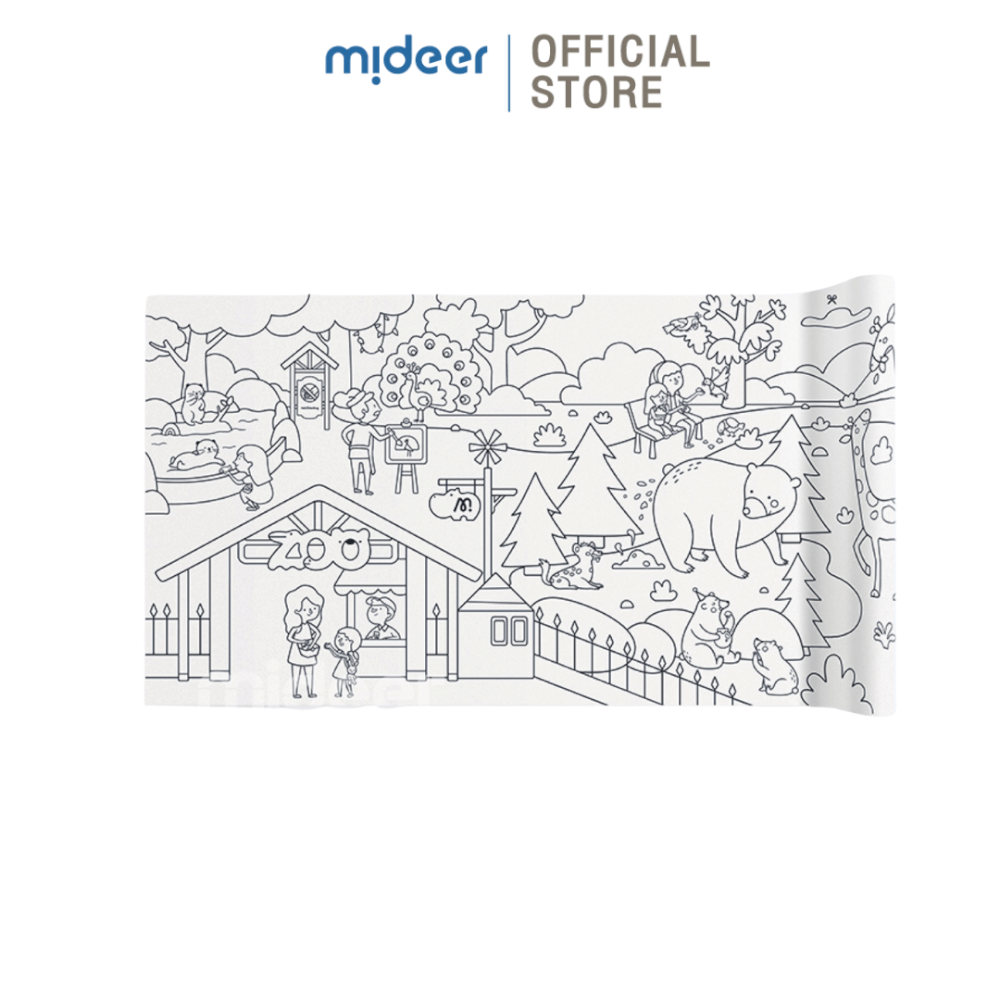 กระดาษระบายสี MIDEER MAGIC ZOO MD3303
