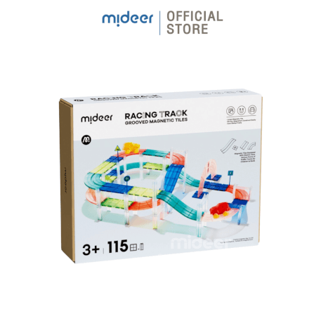 แม่เหล็กตัวต่อสีรุ้งMIDEER MD6395 RACING_0