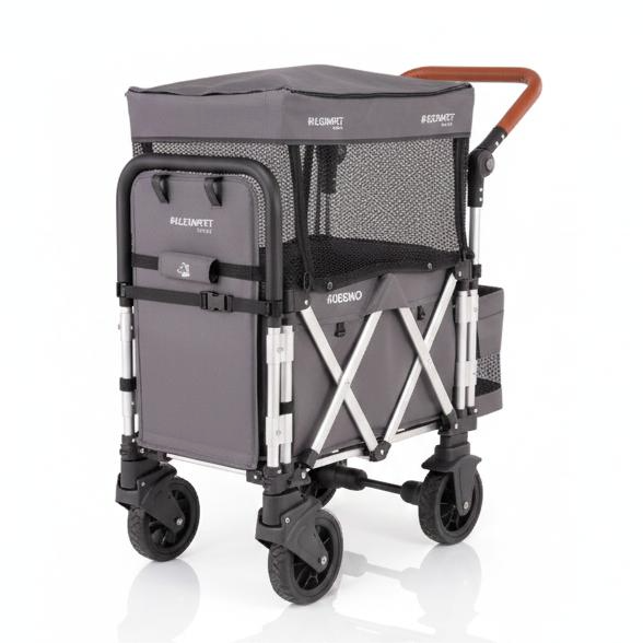 รถเข็นสัตว์เลี้ยง BERND BLOOM PET NANO MK.2 - สีเทา_0