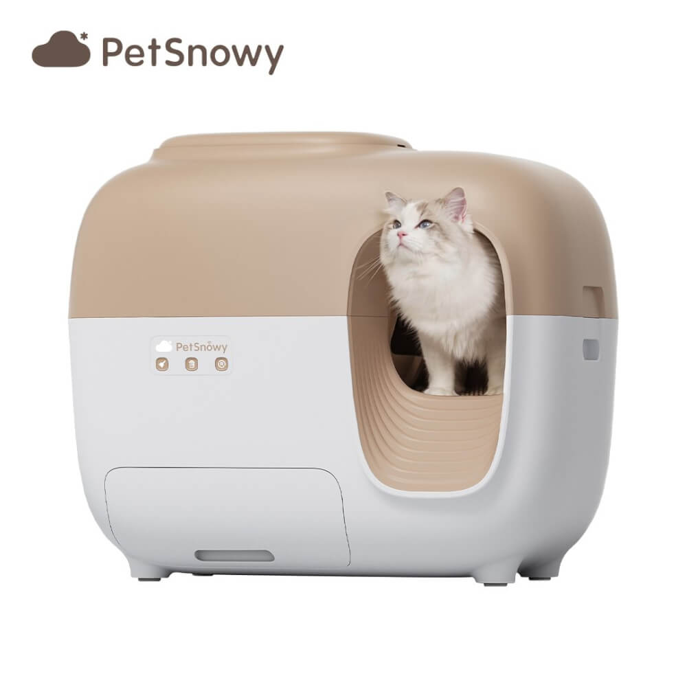 ห้องน้ำแมวอัตโนมัติระบบปิด PetSnowy