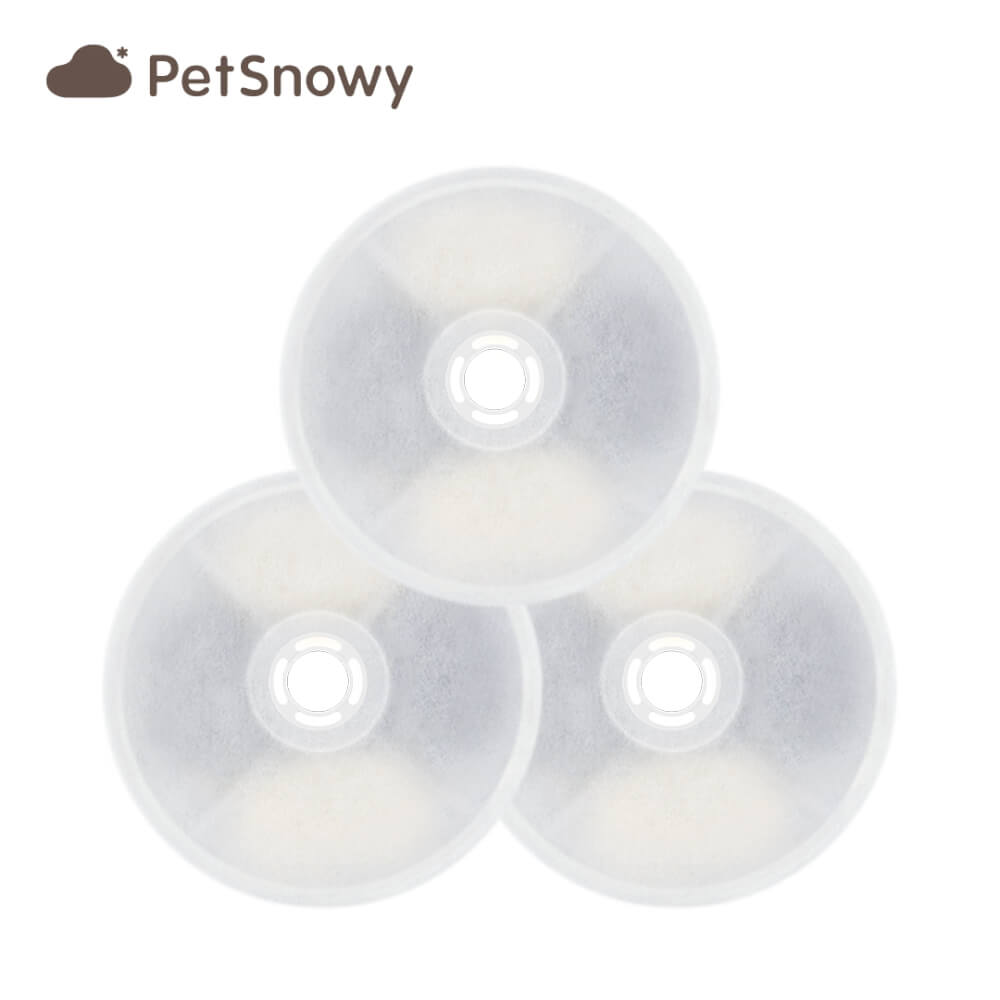 แผ่นกรองน้ำพุอัตโนมัติของ PetSnowy (3 pcs./Pack)