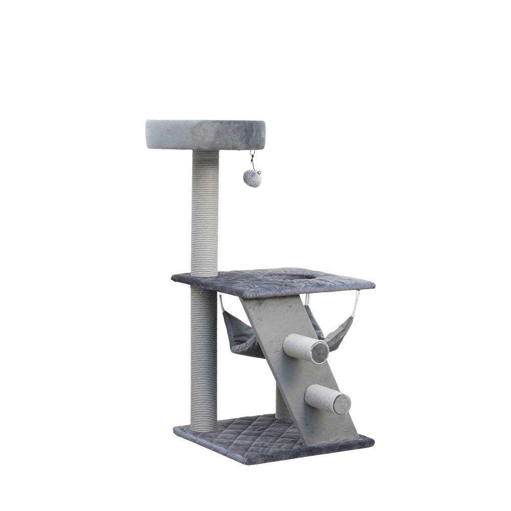 คอนโดแมว Catry รุ่น Cat Tree Classic พร้อมเสาลับเล็บและเปลนอน