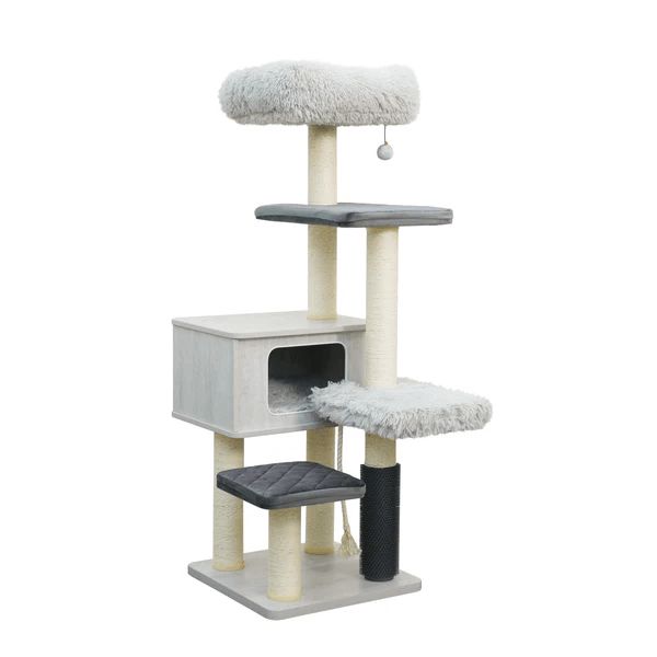 คอนโดแมว Catry รุ่น Cat Tree Casio สีเทา