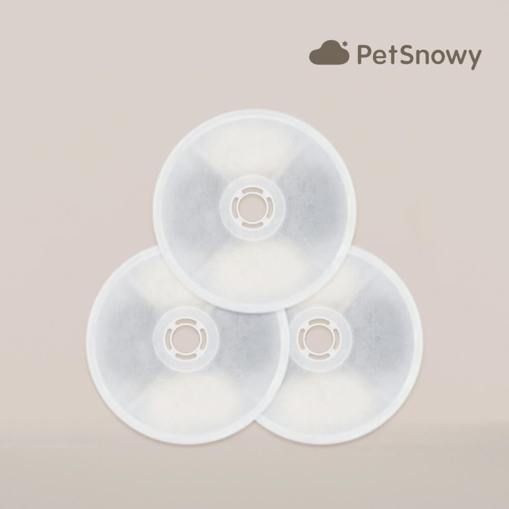 แผ่นกรองน้ำพุอัตโนมัติของ PetSnowy (3 pcs./Pack)