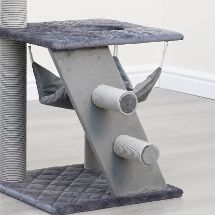 คอนโดแมว Catry รุ่น Cat Tree Classic พร้อมเสาลับเล็บและเปลนอน