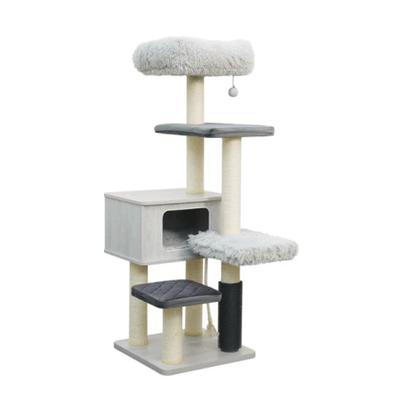 คอนโดแมว Catry รุ่น Cat Tree Casio สีเทา_0