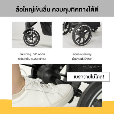 รถเข็นและคาร์ซีทสำหรับสัตว์เลี้ยง - Bernd รุ่น Prime Pet 2 (Isofix)-สีดำ_6