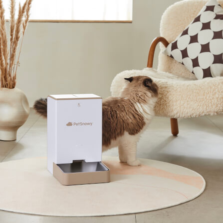 เครื่องให้อาหารอัตโนมัติ PetSnowy ความจุ 4 ลิตร_6