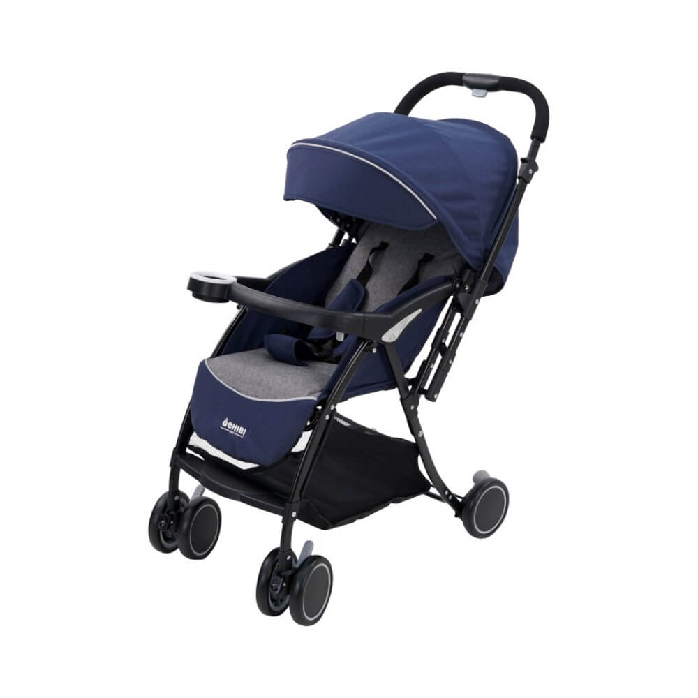 รถเข็นเด็กแบบเข็นได้สองทิศทาง BEBEPLAY รุ่น OCHIBI 180 HYBRID (สีน้ำเงิน)