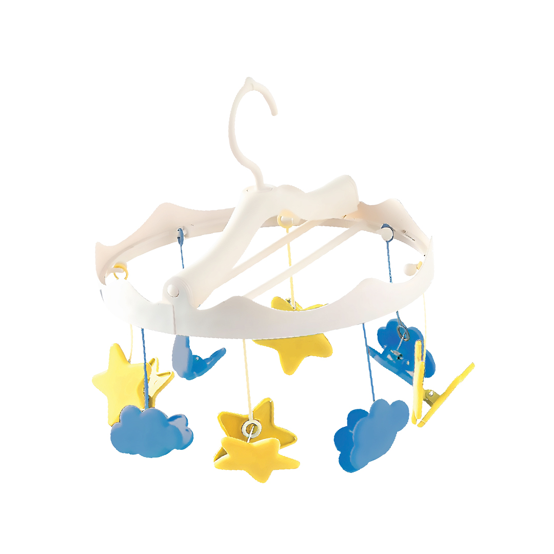 ที่ตากผ้า พร้อมตัวหนีบ SAKER รุ่น SAKER0203-ST ลาย STAR_0