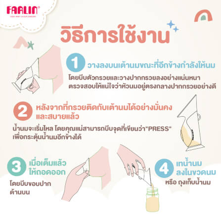 กรวยปั๊มนมสุญญากาศ FARLIN FL-PU-001/AA-11007_5