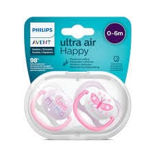 จุกนมหลอก ฟิลิปส์เอเวนท์ ULTRA AIR 0-6 เดือน สีม่วง_7