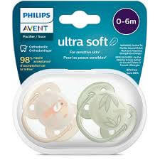 จุกหลอกAVENT 0-6M ULTRA SOFT-SCF091/07