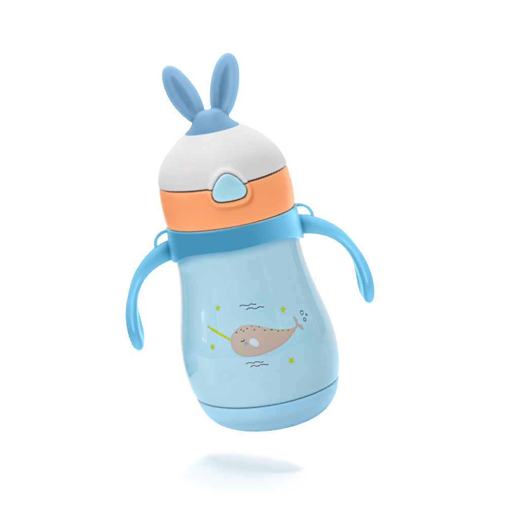 กระติกน้ำสุญญากาศสำหรับเด็ก OONEW รุ่น TB-017B สีน้ำเงิน_5