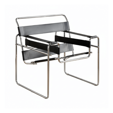 เก้าอี้อเนกประสงค์ RENITA HOME รุ่น KEVIN CHAIR สีดำโครงเหล็ก เบาะหนัง PU_0