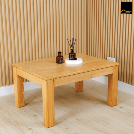 โต๊ะกลาง RENITA HOME รุ่น NAN ไม้ยางพาราแท้ ขนาด 80X60X42 ซม. สีไม้ธรรมชาติ_4