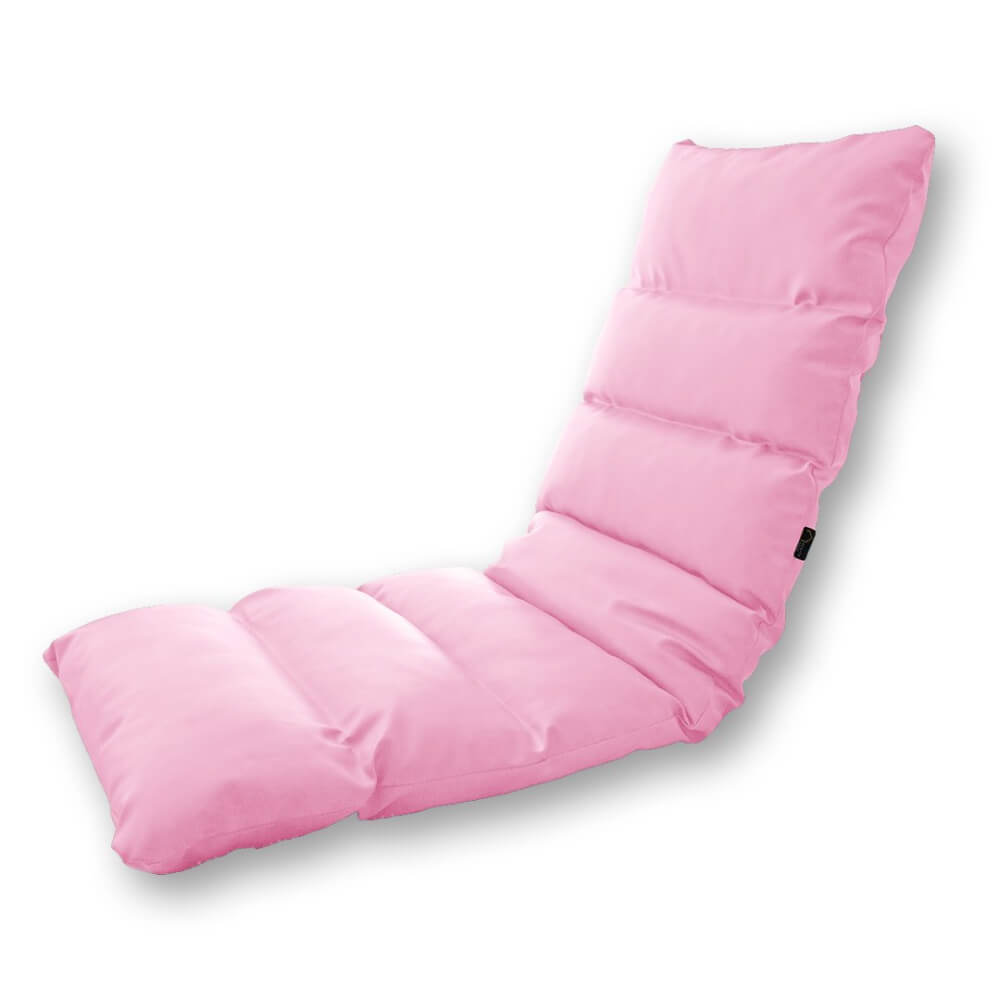 โซฟานั่งพื้นปรับได้ 3 ตำแหน่ง 6 ระดับ RENITA HOME รุ่น RINA PLUS หนัง Premium PU สีชมพู 50x140ซม._0