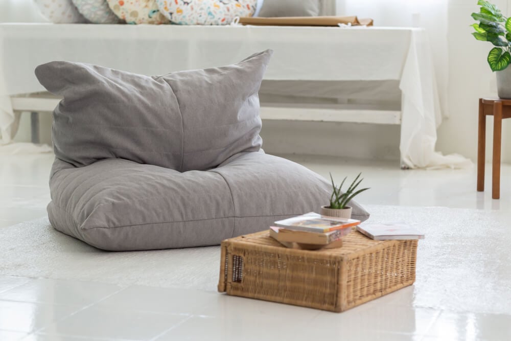 บีนแบค RENITA HOME รุ่น CANBERRA (สีเทาอ่อน A1-06) 100x100ซม._8