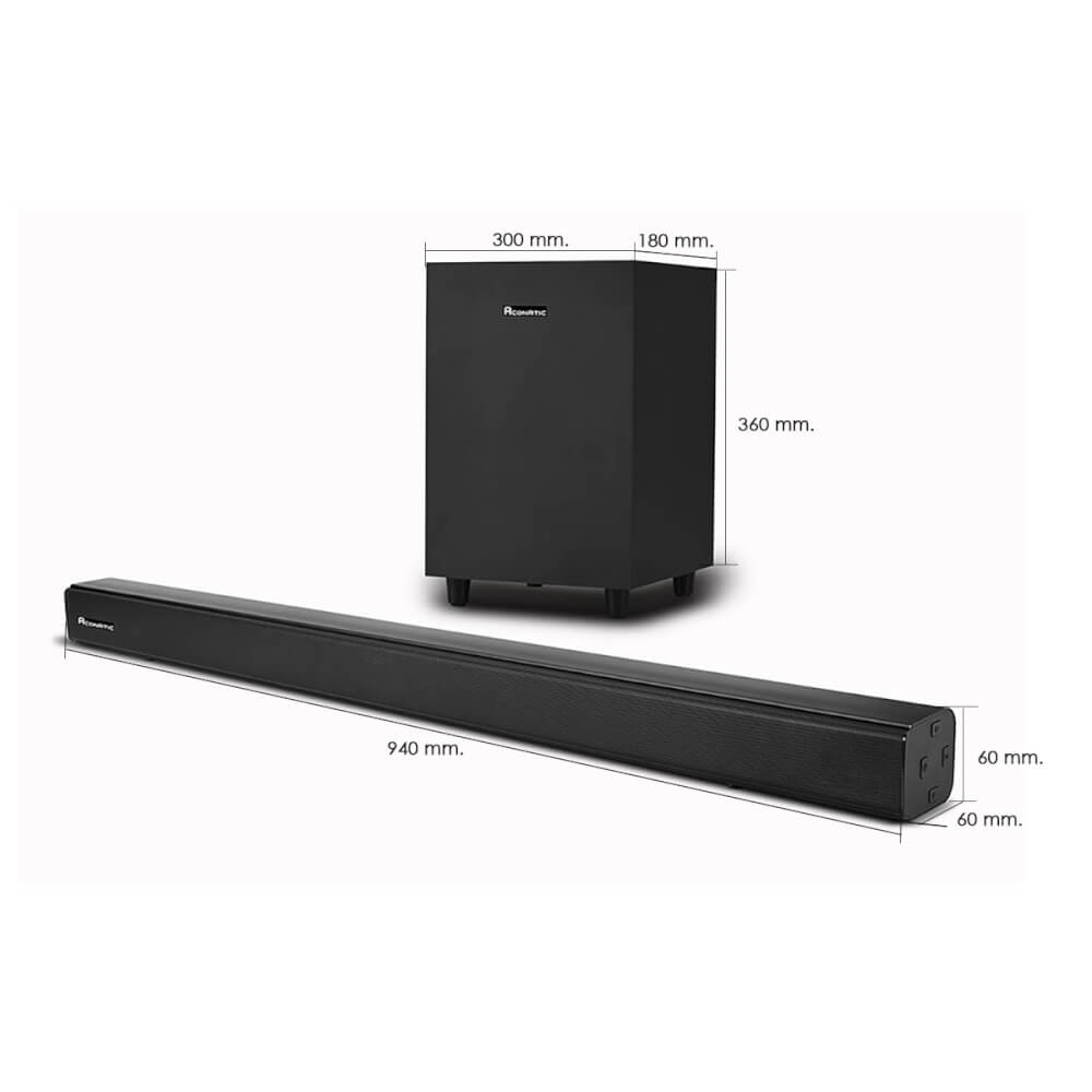 ซาวด์บาร์ ACONATIC AN-SP160 พร้อมซัพวูฟเฟอร์