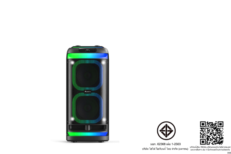 ลำโพงบลูทูธ ACONATC PARTY SPEAKER รุ่น AN-SP172 พลังเสียง 60W ชุดลำโพงปาร์ตี้