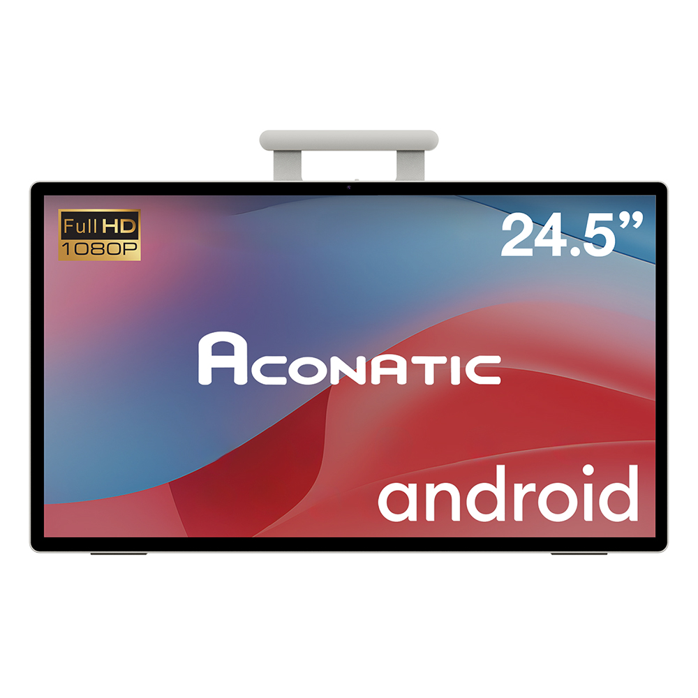 จอมอนิเตอร์ 24 นิ้ว ACONATIC 245SMH8000AN ระบบสัมผัส แอนดรอยด์ สมาร์ท สีขาว (รับประกัน 1 ปี)_0