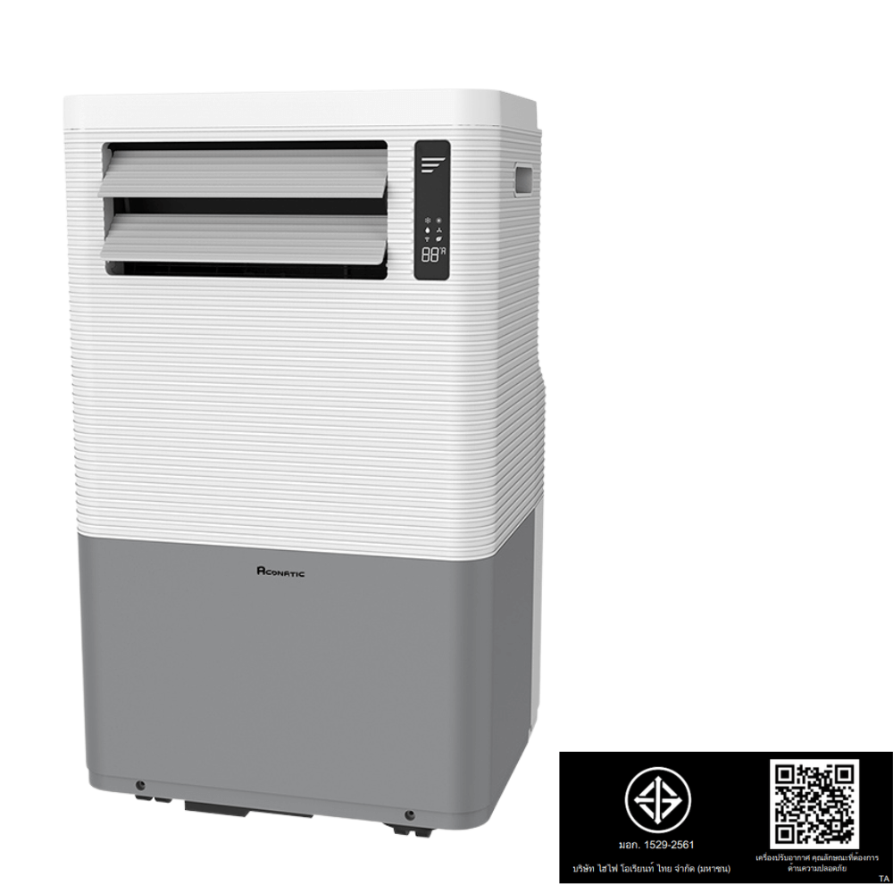 แอร์เคลื่อนที่ ACONATIC   รุ่น AN-PAC12C6 ขนาด 12,000 บีทียู สีขาว_4