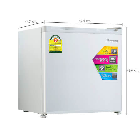  ตู้เย็น มินิบาร์ Aconatic รุ่น AN-FR468 ขนาด 1.7 คิว สีเงิน_2