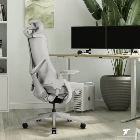 เก้าอี้ทำงาน TTRacing Aeroflex ผ้าตาข่าย Ergochair - Ashy Grey_5