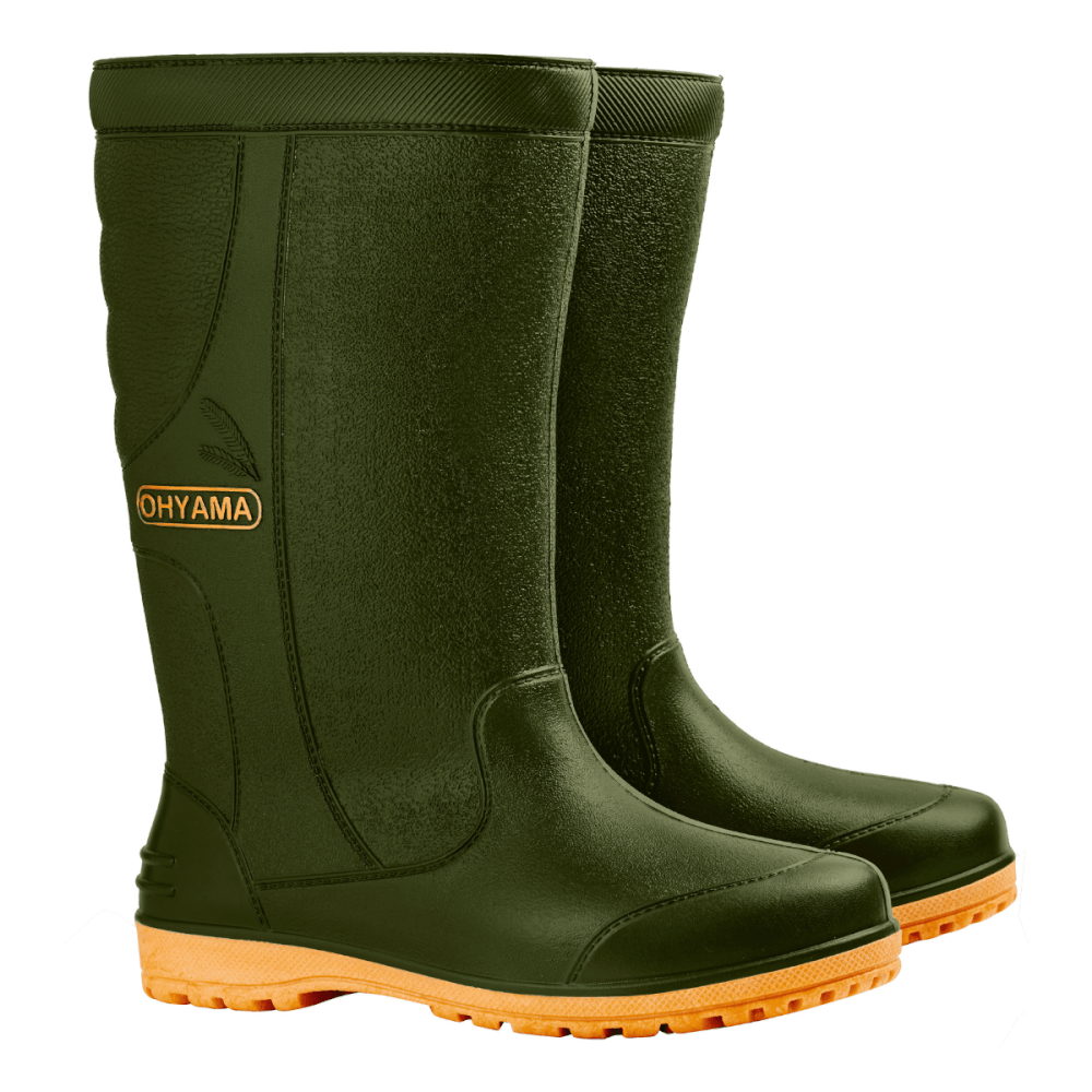 รองเท้าบูทถนอมเท้า OHYAMA รุ่น First สีเขียวขี้ม้า เบอร์ 11.5_3