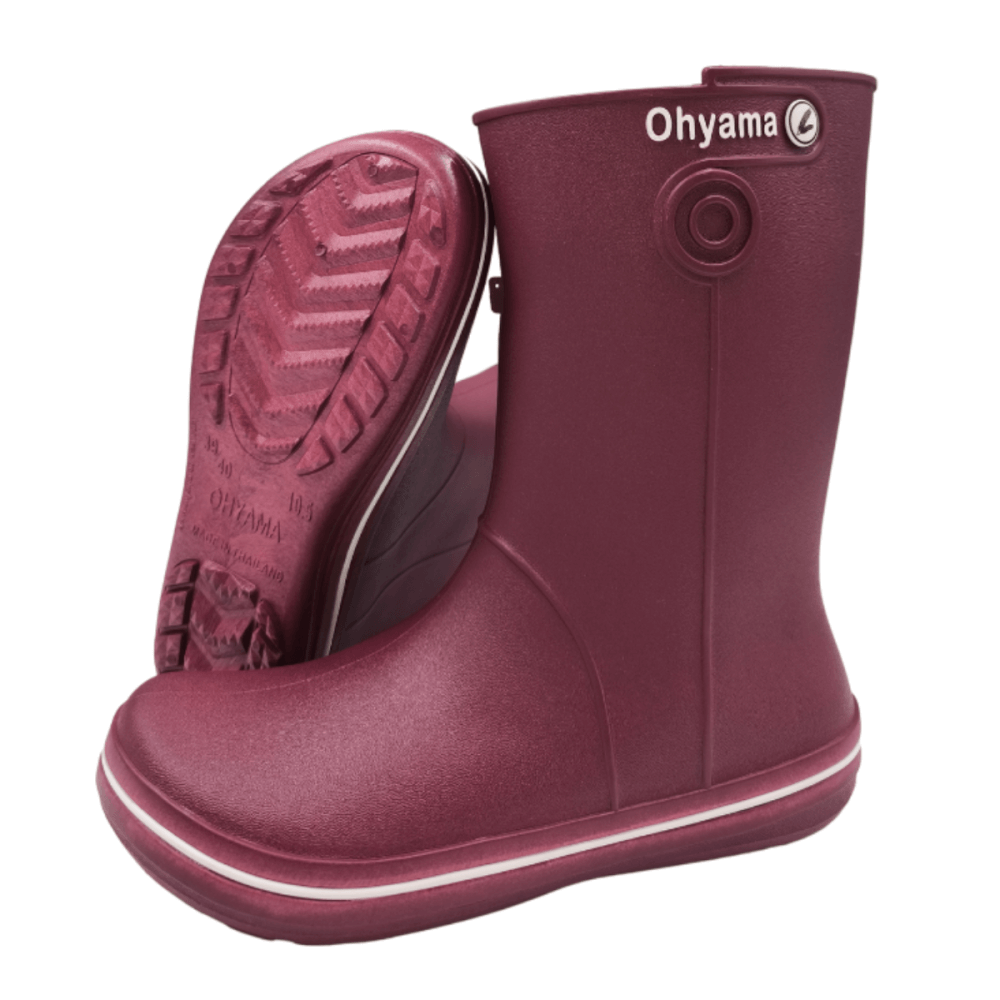 รองเท้าบูทถนอมเท้า OHYAMA รุ่น LADY สีลูกหม่อน เบอร์ 10_3